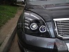 Фары (ангельские глазки черные) TOYOTA LAND CRUISER PRADO