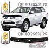 Дефлектор капота (черный) MITSUBISHI PAJERO SPORT (2008-)