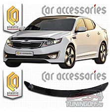 Дефлектор капота (серый) KIA OPTIMA (2010-)