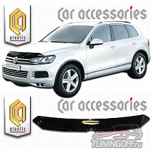 Дефлектор капота (прозрачный) VOLKSWAGEN TOUAREG (2010-)