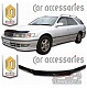 Дефлектор капота (черный) TOYOTA MARK2 QUALIS WAGON (97-02)