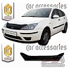 Дефлектор капота (прозрачный) FORD FOCUS (00-04)