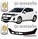 Дефлектор капота (серый) MAZDA 3 / AXELA хэтчбэк (2010-)