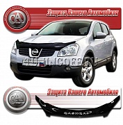 Дефлектор капота (серый) NISSAN QASHQAI (07-)