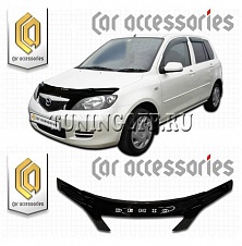 Очки на фары (Серые) MAZDA DEMIO DY3R, DY3W, DY5R, DY (02-)
