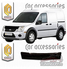 Дефлектор капота (серый) FORD TRANSIT CONNECT (2008-)