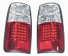 Стоп-сигналы хрустальные (Красно-белые светодиодные) LAND CRUISER 80