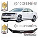Дефлектор капота (серый) VOLKSWAGEN PASSAT B7 (2011-)