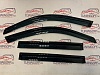 Ветровики дверные (Чёрные) TOYOTA LAND CRUISER PRADO 120