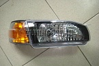 Фары и габариты черные (хрусталь) TOYOTA COROLLA (1995-2000)