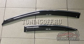 Ветровики дверные (дефлекторы окон) NISSAN MARCH / MICRA K12 (2002-)