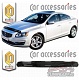 Дефлектор капота (черный) VOLVO S60 (2013-)