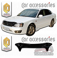 Дефлектор капота (серый) SUBARU LEGACY (2001-2002)