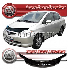 Очки на фары (прозрачные) HONDA FIT ARIA / CITY (02-)