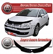Дефлектор капота (черный) CITROEN C4 (2004—2010)