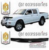 Дефлектор капота (серый) MITSUBISHI STRADA / L-200 (2005)