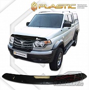 Дефлектор капота (серый) UAZ (УАЗ) PATRIOT (2014-)