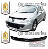 Дефлектор капота (серый) PEUGEOT 307 (2005-2008)