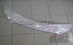 Дефлектор капота (шелкография белая) TOYOTA HARRIER (98-02)