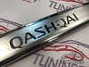 Хромированная накладка на заднюю дверь (Метал) NISSAN QASHQAI (2007-)