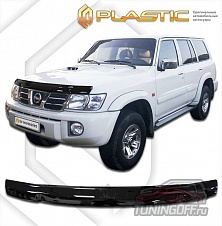 Дефлектор капота (полупрозрачный) NISSAN SAFARI (95-04)