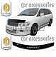 Очки на фары (Серые) NISSAN BASSARA U30 (99-)