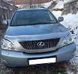 Дефлектор капота (шелкография серебро) LEXUS RX300 / RX330 (02-06)