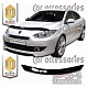 Дефлектор капота (черный) RENAULT FLUENCE (2009-)