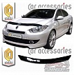 Дефлектор капота (черный) RENAULT FLUENCE (2009-)