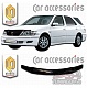 Дефлектор капота (серый) TOYOTA VISTA ARDEO V55G (00-02)