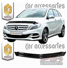 Дефлектор капота (прозрачный) MERCEDES-BENZ B-Class W246 (2011-)