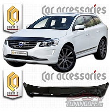 Дефлектор капота (прозрачный) VOLVO XC60 (2014-)