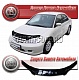 Дефлектор капота (черный) HONDA CIVIC (01-)