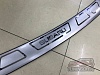 Накладка на задний бампер (металлическая) SUBARU FORESTER (2013-)