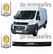 Дефлектор капота (серый) FIAT DUCATO (2006-)
