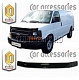 Дефлектор капота (черный) CHEVROLET EXPRESS (2002-)