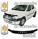 Дефлектор капота (прозрачный) RENAULT LOGAN (06-09)