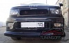 Фары и габариты ангельские глазки (черные) TOYOTA HILUX SURF / 4 RUNNER