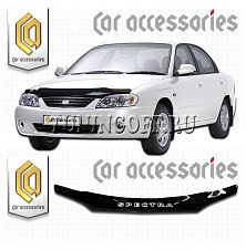 Дефлектор капота (серый) KIA SPECTRA (06-)