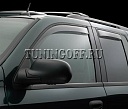 Ветровики дверные (светло-серые) MERCEDES-BENZ ML-class (2006-2011)