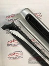 Подножки боковые с подсветкой (Серебро) TOYOTA LAND CRUISER 200