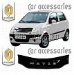 Дефлектор капота (черный) DAEWOO MATIZ (98-)