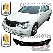 Дефлектор капота (черный) TOYOTA ARISTO (97-00)