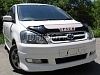 Дефлектор капота (двухцветный широкий) TOYOTA IPSUM / PICNIC (2001-2003)
