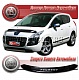 Дефлектор капота (прозрачный) PEUGEOT 3008 (2009-2012)