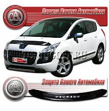 Дефлектор капота (прозрачный) PEUGEOT 3008 (2009-2012)