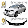 Дефлектор капота (прозрачный) HONDA CIVIC TYPE R EU1-EU4,EP3 (00-05)