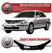 Дефлектор капота (черный) HONDA CIVIC FERIO (95-00)