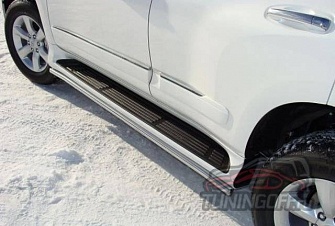 Подножки боковые (в стиле LEXUS GX) TOYOTA LAND CRUISER PRADO 150