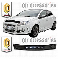 Дефлектор капота (серый) FIAT BRAVO (2007-)